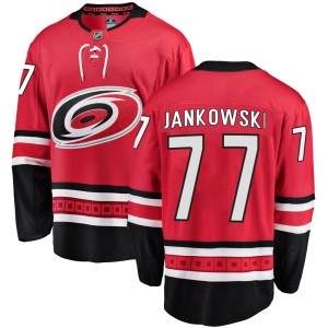 Mark Jankowski Men's Fanatics Branded Carolina Hurricanes Breakaway Red Home Jersey