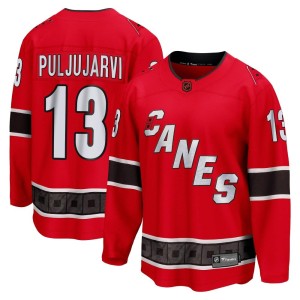 Jesse Puljujarvi Youth Fanatics Branded Carolina Hurricanes Breakaway Red Special Edition 2.0 Jersey