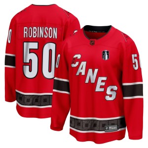 Eric Robinson Men's Fanatics Branded Carolina Hurricanes Breakaway Red Special Edition 2.0 2026 Stanley Cup Final Jersey