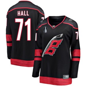 Taylor Hall Women's Fanatics Branded Carolina Hurricanes Breakaway Black Alternate 2026 Stanley Cup Final Jersey