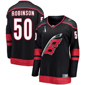 Eric Robinson Women's Fanatics Branded Carolina Hurricanes Breakaway Black Alternate 2026 Stanley Cup Final Jersey