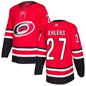 Nikolaj Ehlers Youth Adidas Carolina Hurricanes Authentic Red Home Jersey