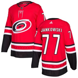 Mark Jankowski Youth Adidas Carolina Hurricanes Authentic Red Home Jersey