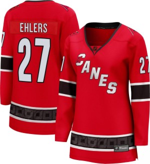 Nikolaj Ehlers Women's Fanatics Branded Carolina Hurricanes Breakaway Red Special Edition 2.0 Jersey