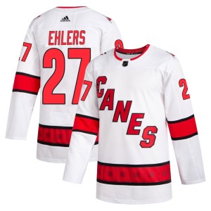 Nikolaj Ehlers Men's Adidas Carolina Hurricanes Authentic White 2020/21 Away Jersey