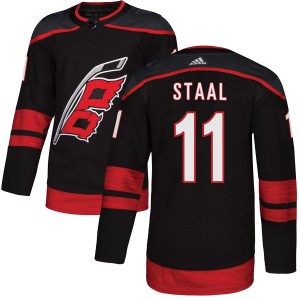 Jordan Staal Men's Adidas Carolina Hurricanes Authentic Black Alternate Jersey
