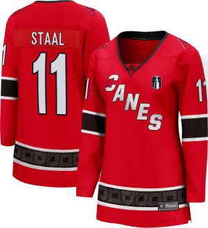 Jordan Staal Women's Fanatics Branded Carolina Hurricanes Breakaway Red Special Edition 2.0 2026 Stanley Cup Final Jersey