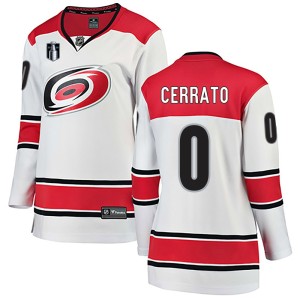 Charlie Cerrato Women's Fanatics Branded Carolina Hurricanes Breakaway White Away 2026 Stanley Cup Final Jersey