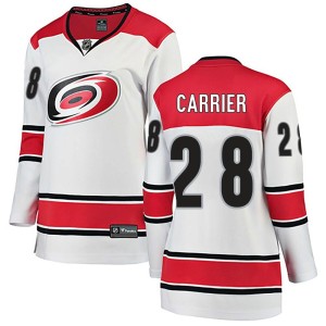 William Carrier Women's Fanatics Branded Carolina Hurricanes Breakaway White Away Jersey