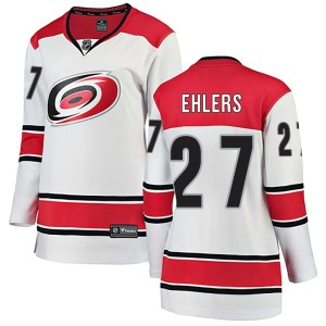 Nikolaj Ehlers Women's Fanatics Branded Carolina Hurricanes Breakaway White Away Jersey