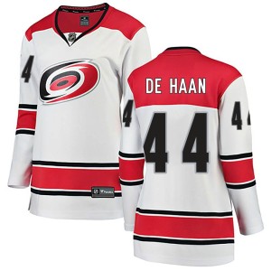 Calvin de Haan Women's Fanatics Branded Carolina Hurricanes Breakaway White Away Jersey