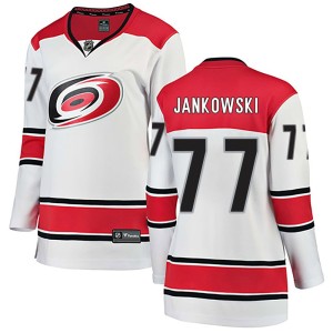 Mark Jankowski Women's Fanatics Branded Carolina Hurricanes Breakaway White Away Jersey
