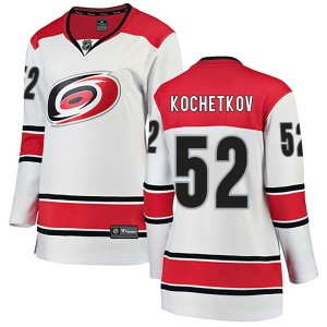 Pyotr Kochetkov Women's Fanatics Branded Carolina Hurricanes Breakaway White Away Jersey