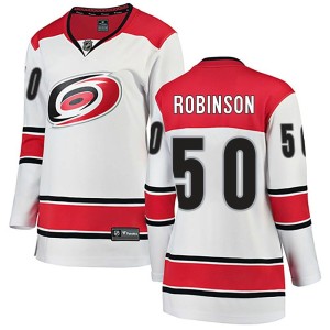 Eric Robinson Women's Fanatics Branded Carolina Hurricanes Breakaway White Away Jersey
