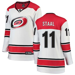 Jordan Staal Women's Fanatics Branded Carolina Hurricanes Breakaway White Away Jersey