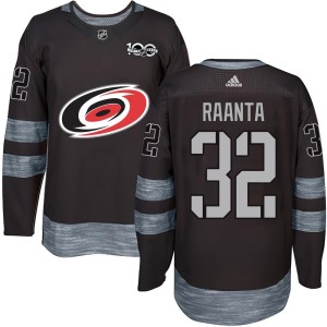 Antti Raanta Men's Carolina Hurricanes Authentic Black 1917-2017 100th Anniversary Jersey