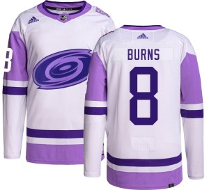 Brent Burns Youth Adidas Carolina Hurricanes Authentic Hockey Fights Cancer Jersey