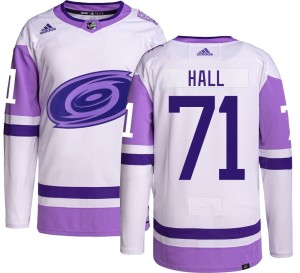 Taylor Hall Youth Adidas Carolina Hurricanes Authentic Hockey Fights Cancer Jersey