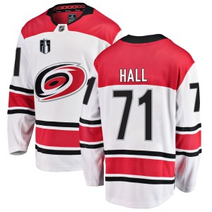 Taylor Hall Youth Fanatics Branded Carolina Hurricanes Breakaway White Away 2026 Stanley Cup Final Jersey