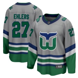 Nikolaj Ehlers Men's Fanatics Branded Carolina Hurricanes Breakaway Gray 2020/21 Special Edition Jersey