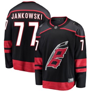 Mark Jankowski Men's Fanatics Branded Carolina Hurricanes Breakaway Black Alternate Jersey