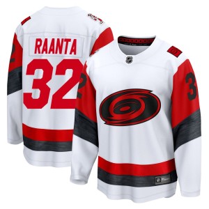 Antti Raanta Men's Fanatics Carolina Hurricanes Breakaway White Away 2025 Jersey