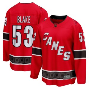 Jackson Blake Men's Fanatics Branded Carolina Hurricanes Breakaway Red Special Edition 2.0 Jersey