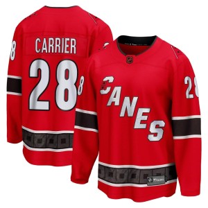 William Carrier Men's Fanatics Branded Carolina Hurricanes Breakaway Red Special Edition 2.0 Jersey