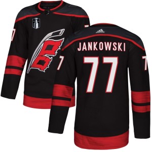 Mark Jankowski Youth Adidas Carolina Hurricanes Authentic Black Alternate 2026 Stanley Cup Final Jersey