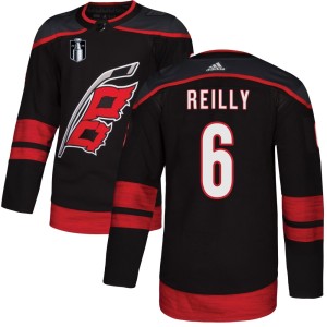 Mike Reilly Youth Adidas Carolina Hurricanes Authentic Black Alternate 2026 Stanley Cup Final Jersey