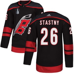 Paul Stastny Youth Adidas Carolina Hurricanes Authentic Black Alternate 2026 Stanley Cup Final Jersey