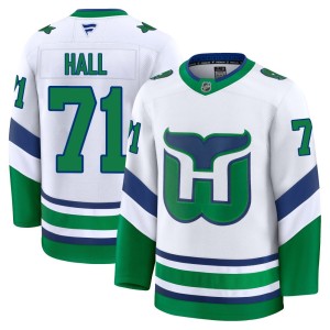Taylor Hall Men's Fanatics Carolina Hurricanes Premium White Throwback Jersey