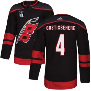 Shayne Gostisbehere Men's Adidas Carolina Hurricanes Authentic Black Alternate 2026 Stanley Cup Final Jersey