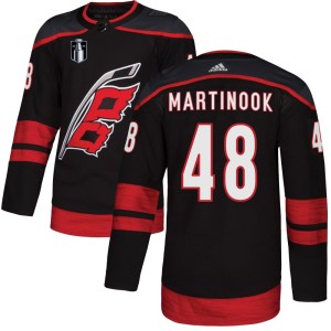 Jordan Martinook Men's Adidas Carolina Hurricanes Authentic Black Alternate 2026 Stanley Cup Final Jersey